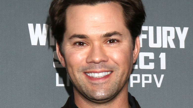 Andrew Rannells smiling