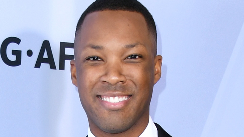 Corey Hawkins posing