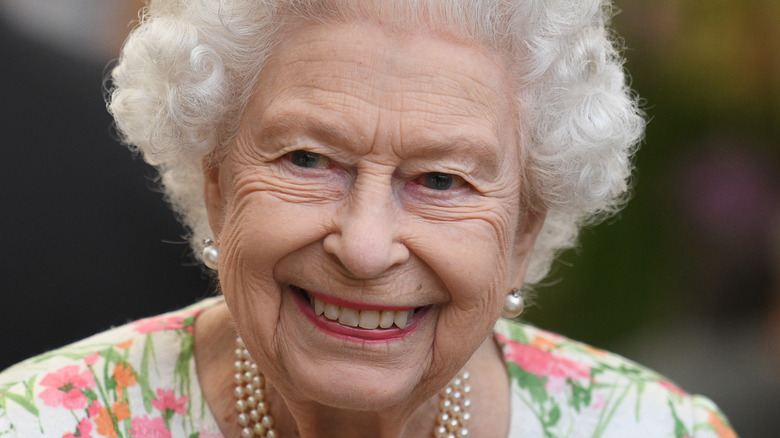 Queen Elizabeth attending an event