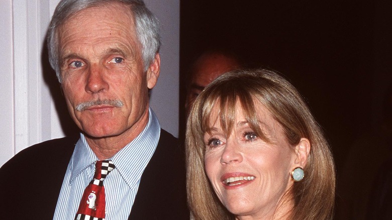 Ted Turner With Jane Fonda