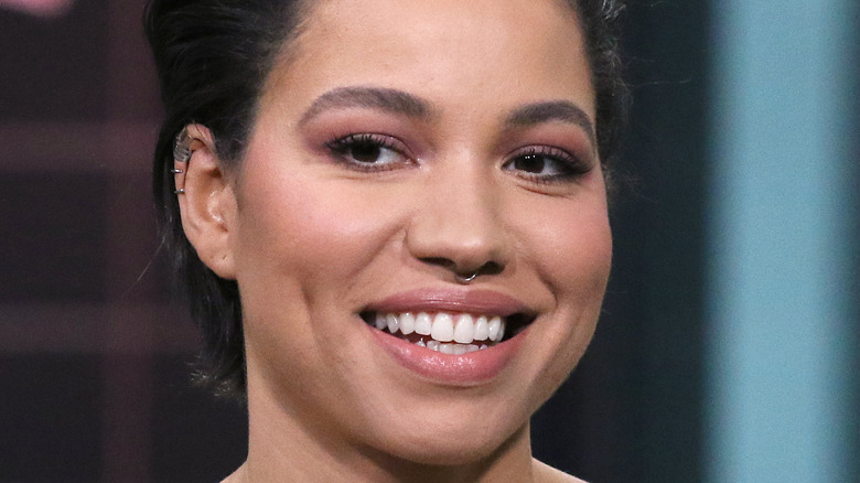 Jurnee Smollett smiling