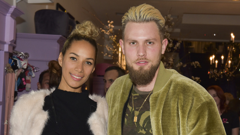 Leona Lewis standing with Dennis Jauch