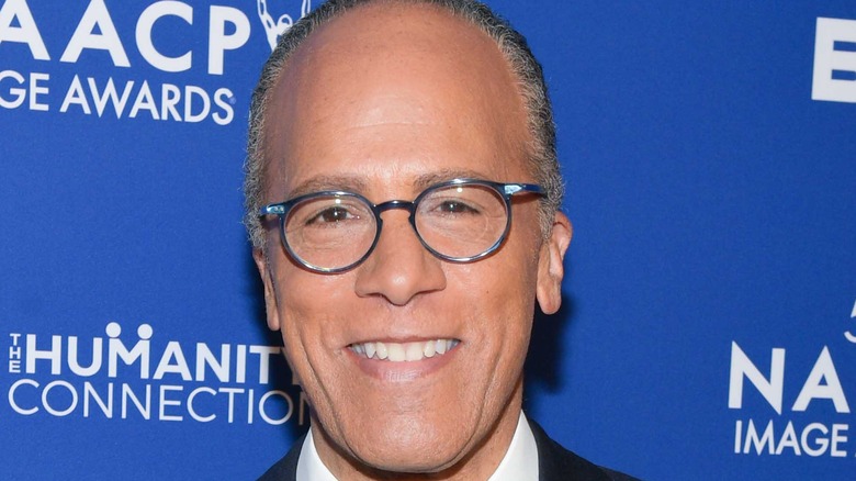 Lester Holt at NAACP Image Awards 