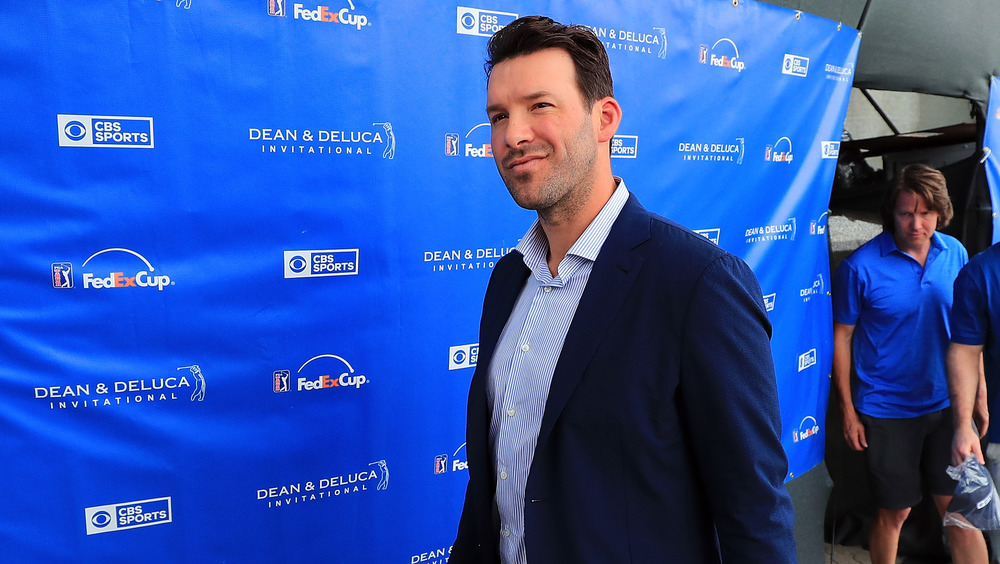 Tony Romo on red carpet