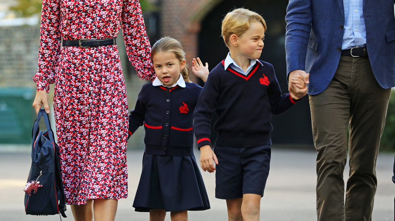 Princess Charlotte and her family