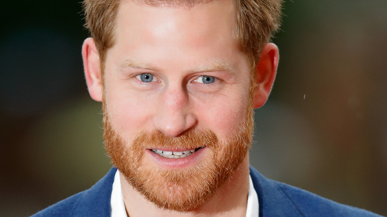 Prince Harry makes an appearance at an event.