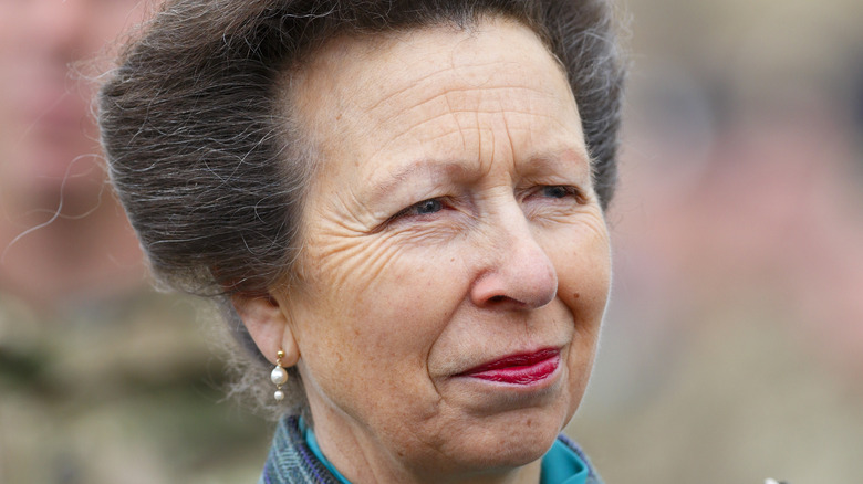 Princess Anne smiling 