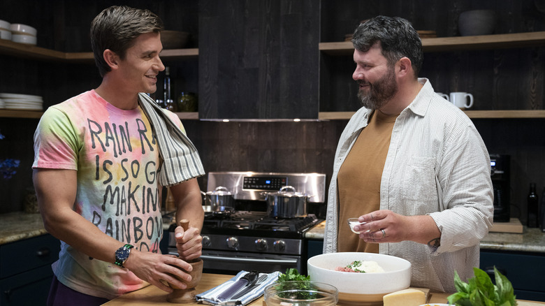 Antoni Porowski and Chris Baker Cooking