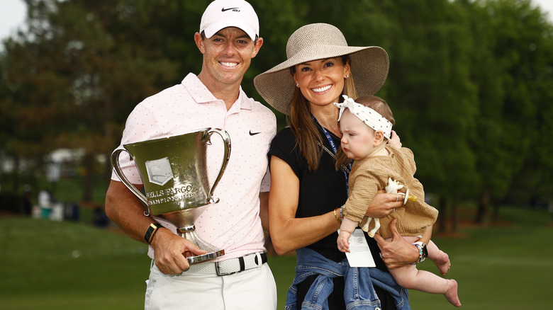 Mcllroy and wife Erica Stoll