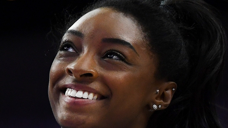 Simone Biles competing