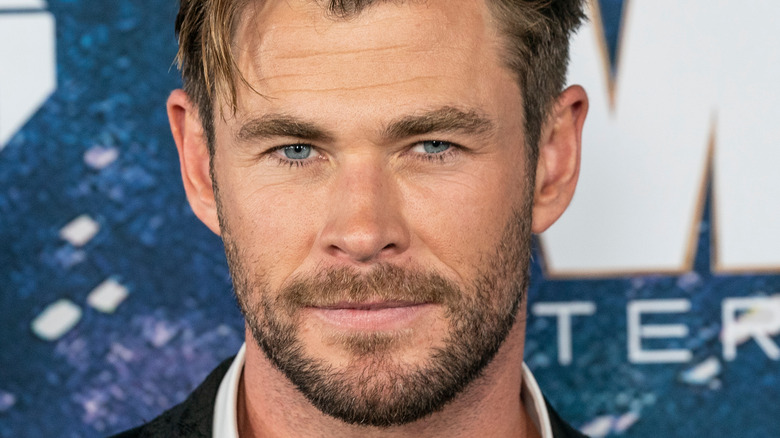Chris Hemsworth on the red carpet 