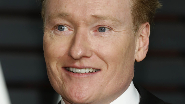 Conan O'Brien at the Vanity Fair Oscar party 