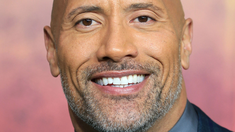 Dwayne Johnson up close