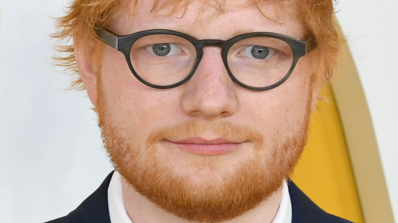 Ed Sheeran close-up