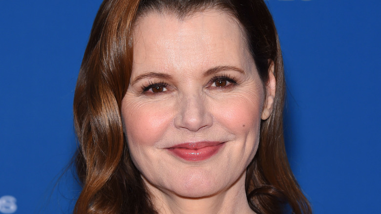Geena Davis on the red carpet 