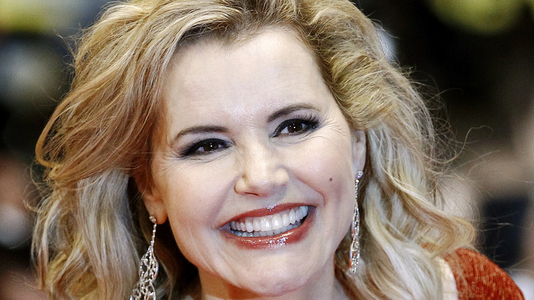 Geena Davis on the red carpet 