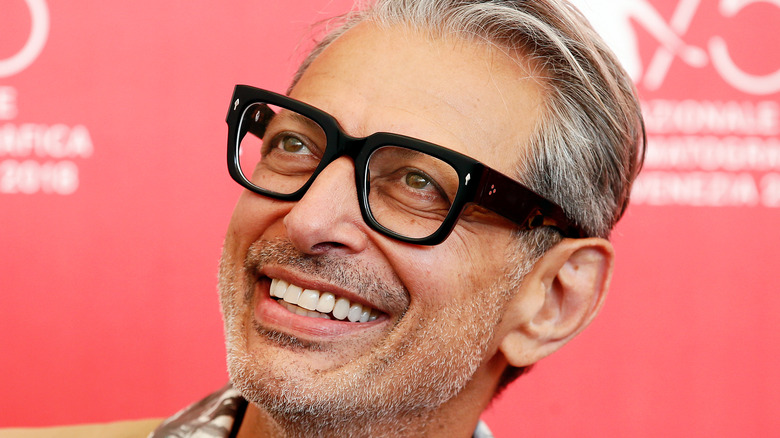 Jeff Goldblum in glasses