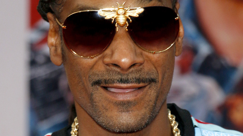 Snoop Dogg smiling