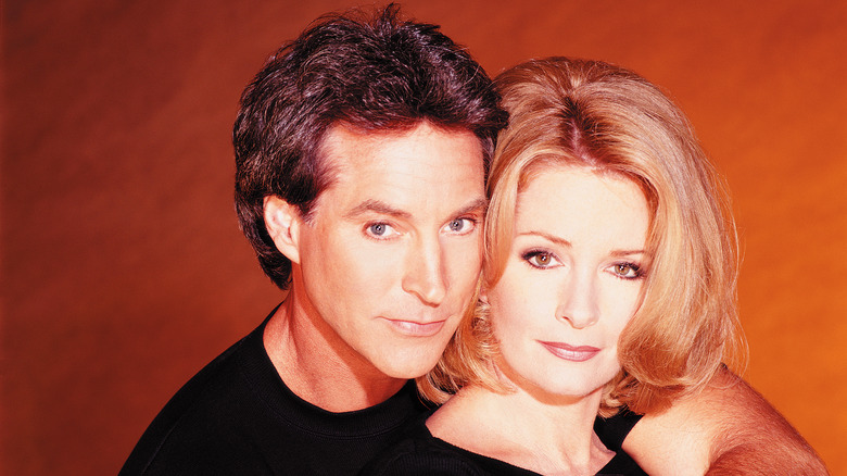 Drake Hogestyn and Deidre Hall 