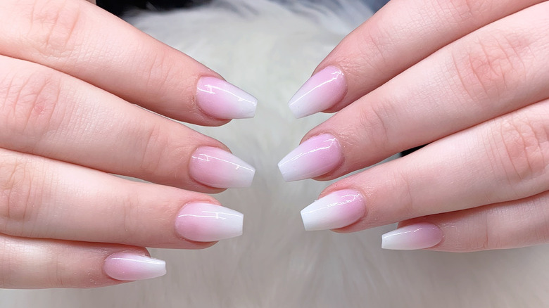 Here's How To Pull Off A Coffin Shape For Short Nails