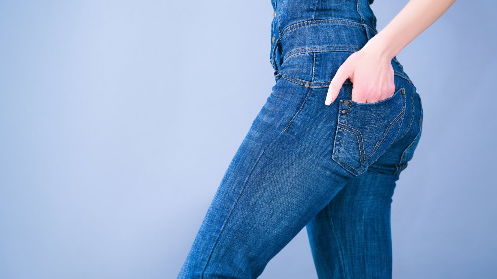 Woman in jeans