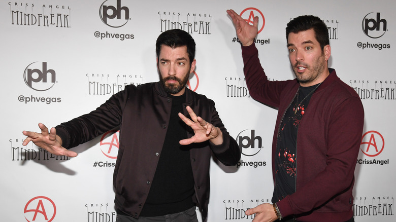 The Property Brothers at an event