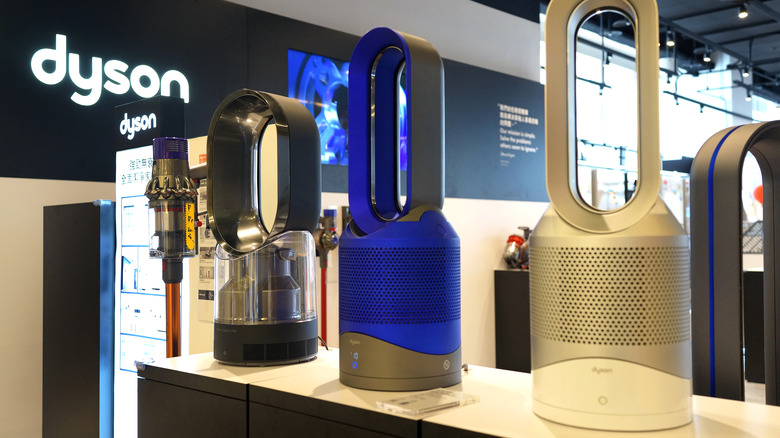 Dyson products in mall