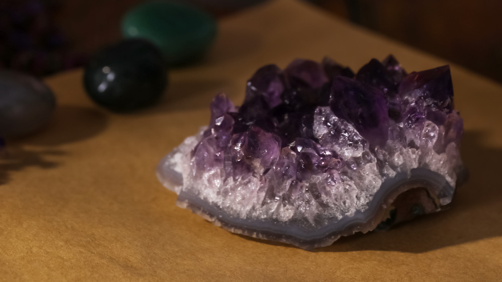 Amethyst crystals