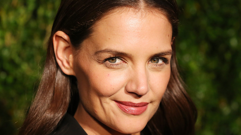 Katie Holmes smiles on the red carpet