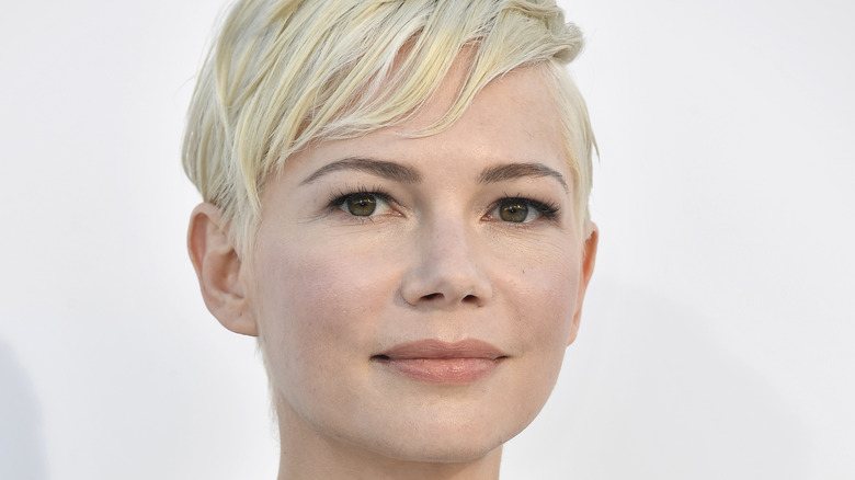 Michelle Williams poses on the red carpet