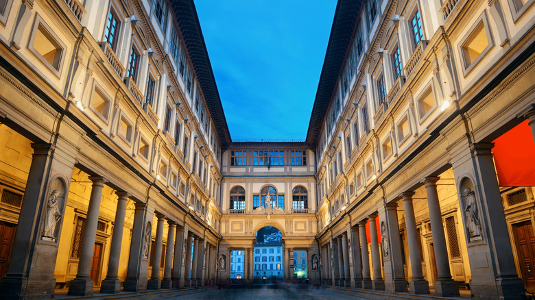 The Uffizi Gallery in Florence, Italy