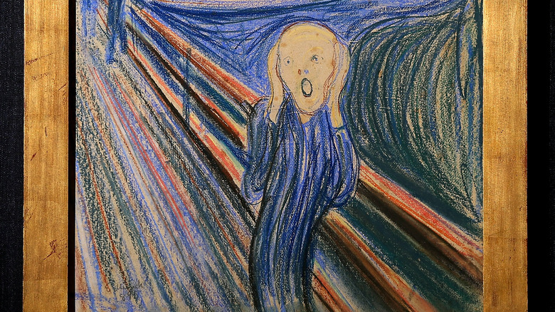 Edvard Munch's 1895 pastel version of The Scream at auction in London