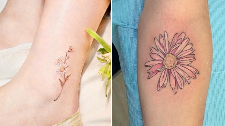 Here's What A Daisy Tattoo Really Means