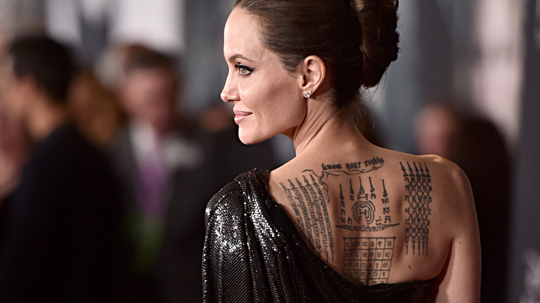 Here'S What Angelina Jolie'S Tattoos Really Mean