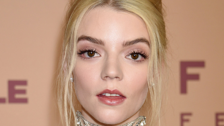 Anya Taylor-Joy wearing makeup