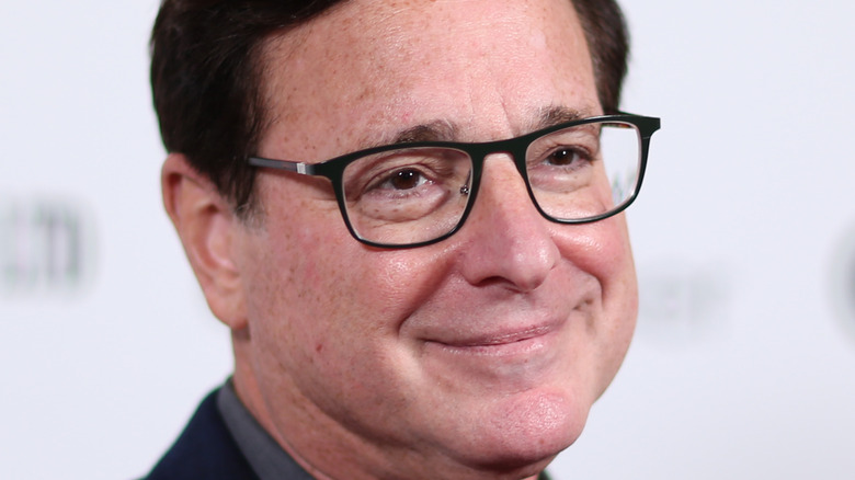 Bob Saget on the red carpet.  