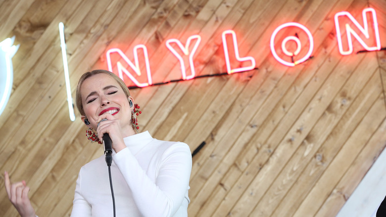 Bridgit Mendler smiling