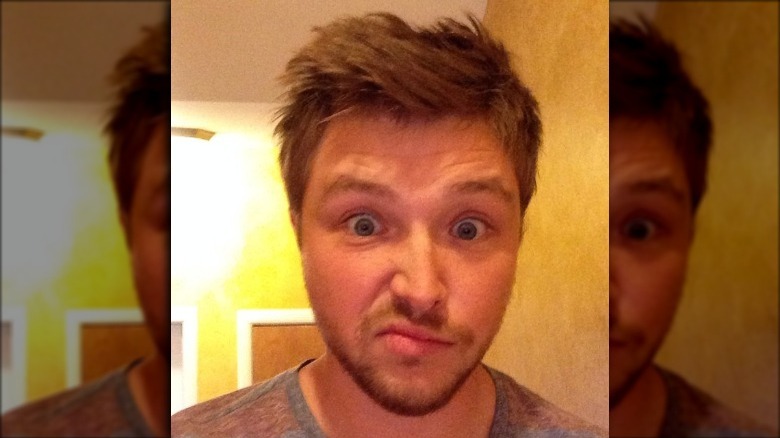 Sterling Knight takes a selfie