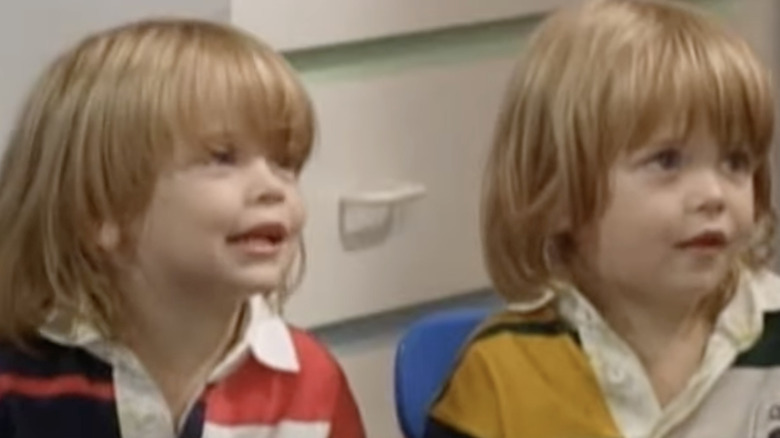 Dylan and Blake Tuomy-Wilhoit as Alex and Nicky on Full House