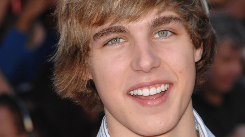 Cody Linley smiles