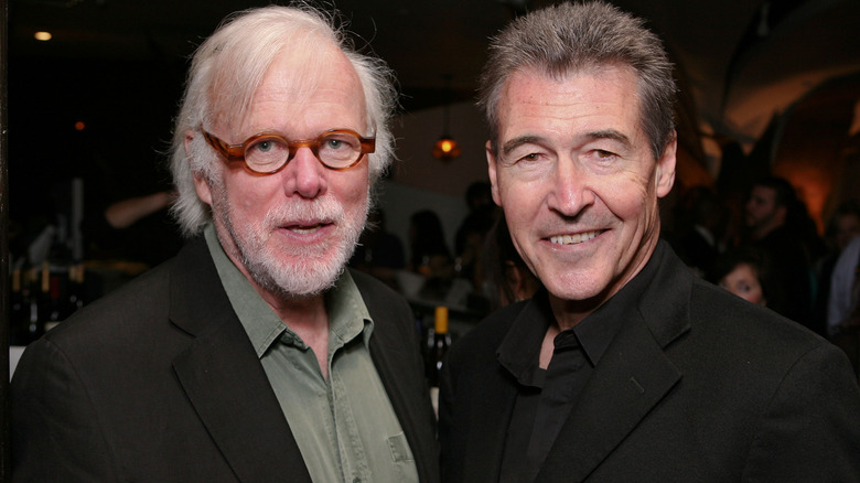 Randolph Mantooth and Kevin Tighe smiling at the screening of "Benghal Tiger at the Baghdad Zoo" in 2010
