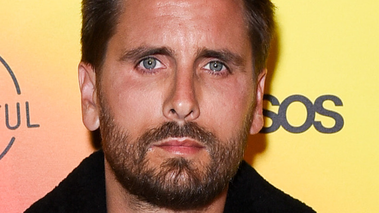 Scott Disick poses on the red carpet