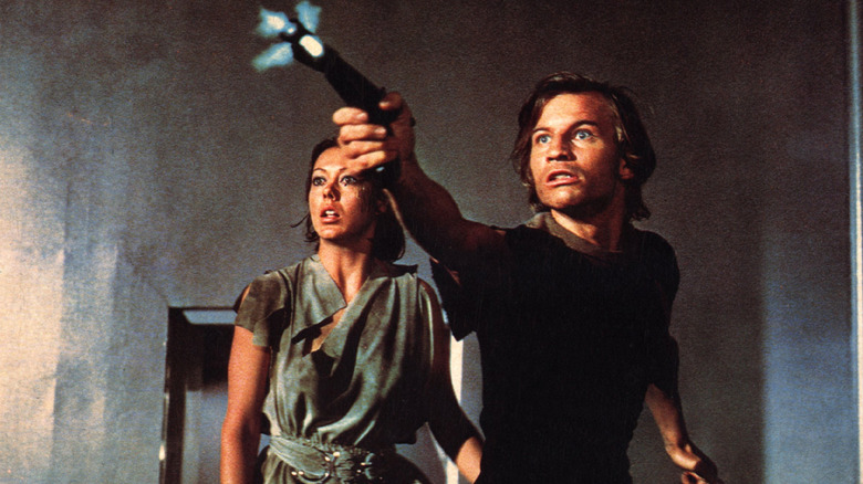 Jenny Agutter and Michael York in Logan's Run