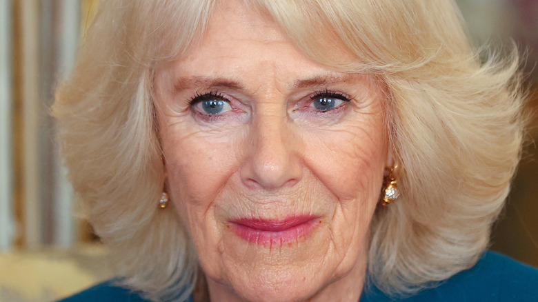 Camilla Parker Bowles smiling