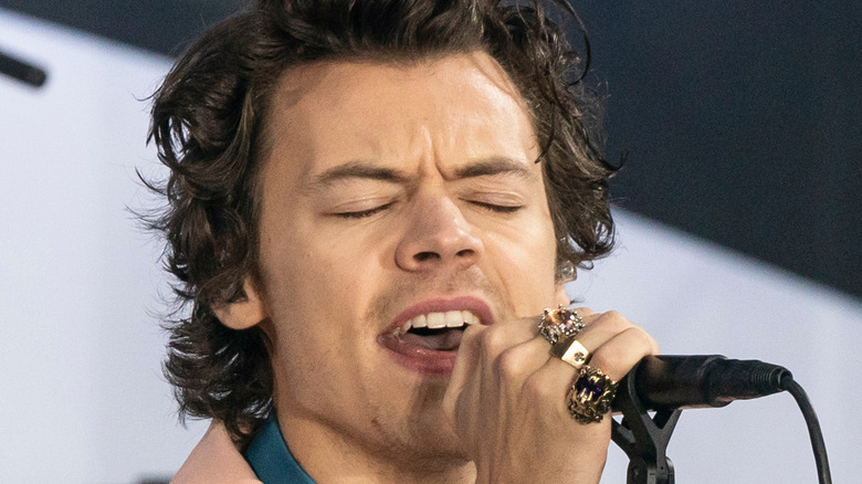 Harry Styles performing