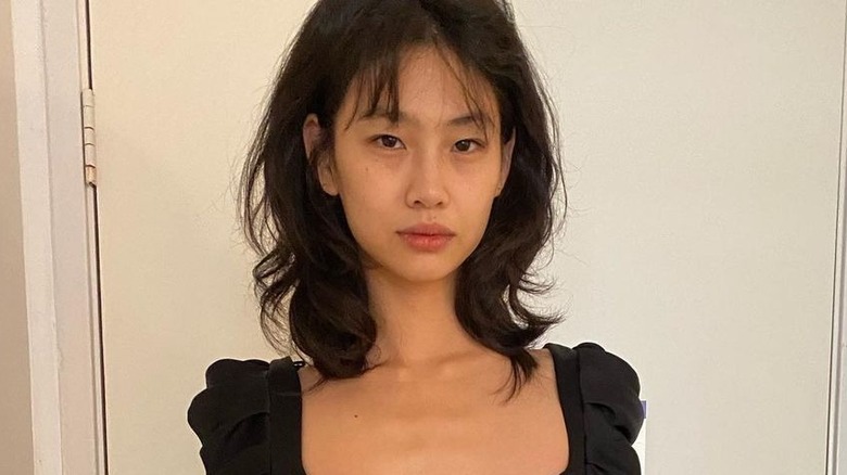 HoYeon Jung selfie on Instagram 