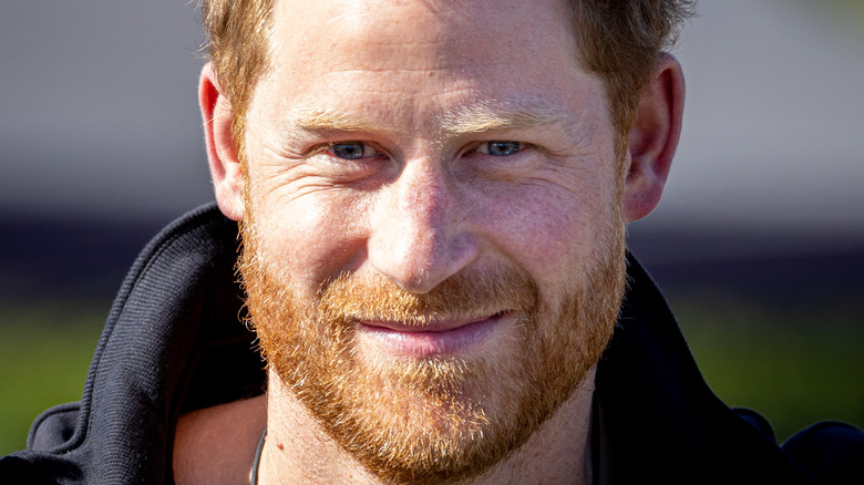 Prince Harry smiling