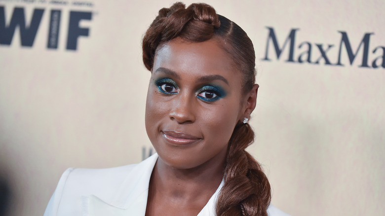 Issa Rae on red carpet