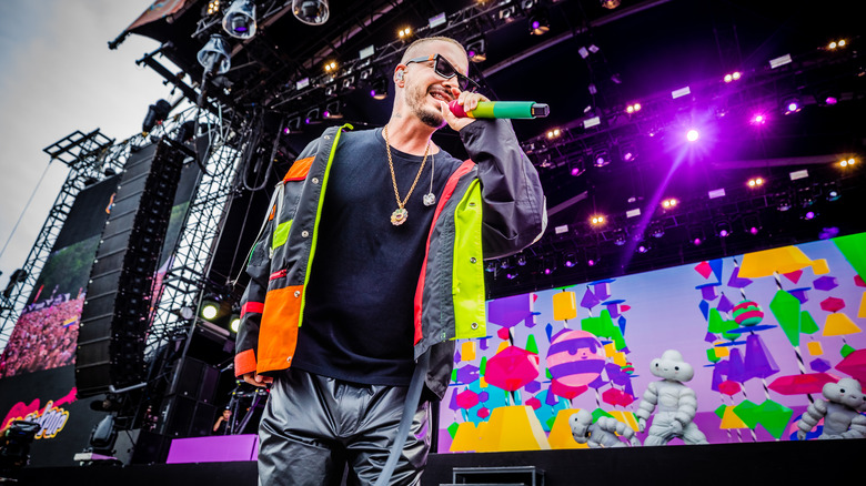 J Balvin Performing