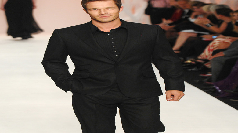Paul Sculfor walking the runway